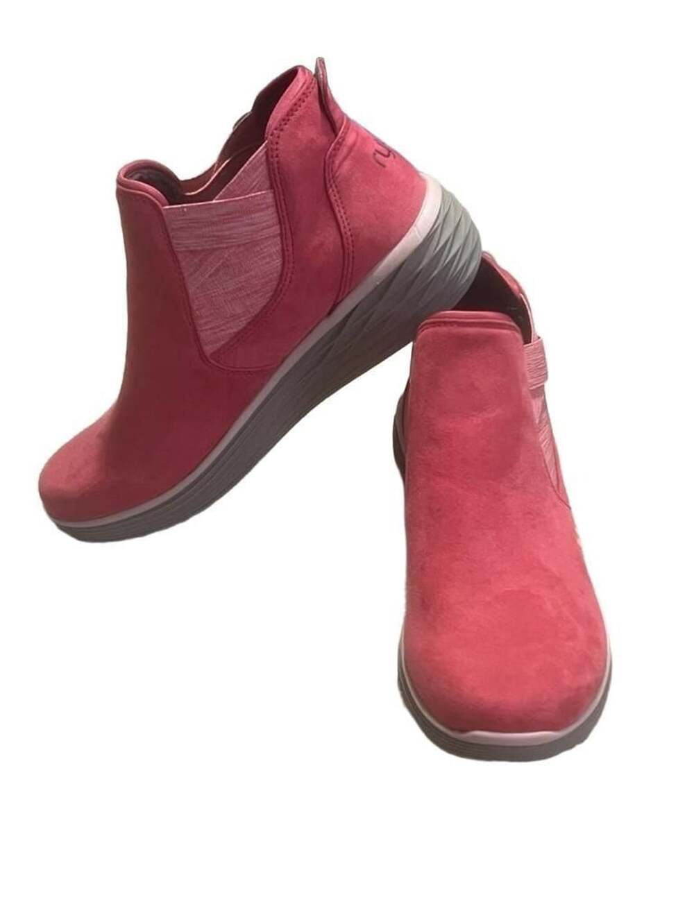Ryka Women's Noelle Water Repellent Stretch Ankle Booties Mineral Red Size 9.5M